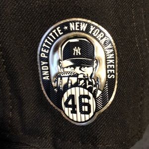 New York Yankees Authentic Hat 7 3/8 Andy Pettitte